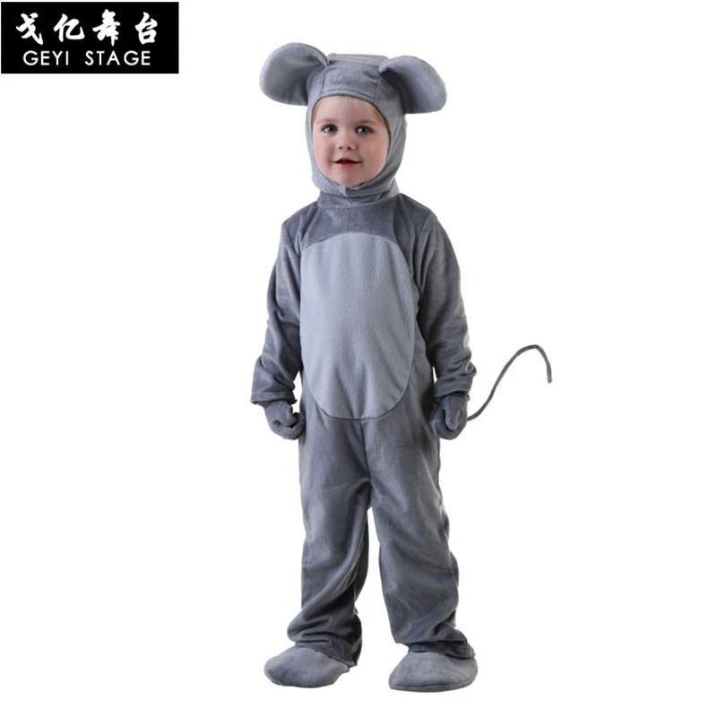 Animal Small Mouse Cosplay Costume Boy Girl Child Cartoon Pajama Gray Short Sleeve Funny Suit Halloween Carnival Jumpsuit Kids Animal Small Mouse Cosplay Costume Boy Girl Child Cartoon Pajama Gray Short Sleeve Funny Suit Halloween Carnival Jumpsuit Kids