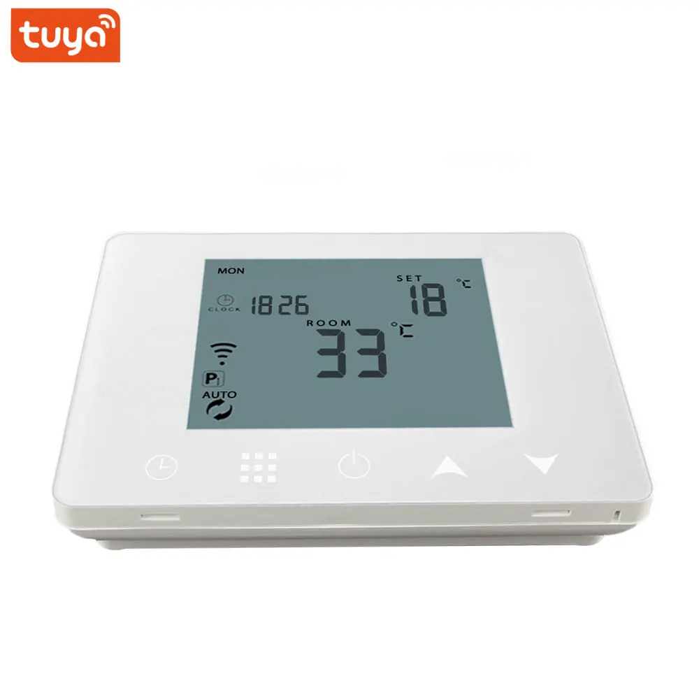 TUYA WiFi & RF Wireless Room Thermostat for Gas Boiler Water Floor