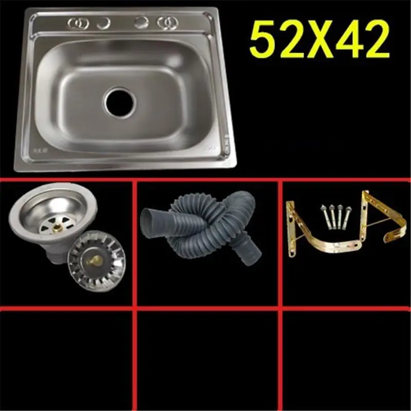 Version H Inoxidable Inox Lavello Gootsteen Evier De Cuisine Zlewozmywak кухня Куба Pia Cozinha Fregadero Lavabo мойка для овощей - Цвет: Version H