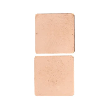 

15mm x 15mm x 0.6mm PC Laptop GPU CPU Heatsink Copper Pad 2 Pcs