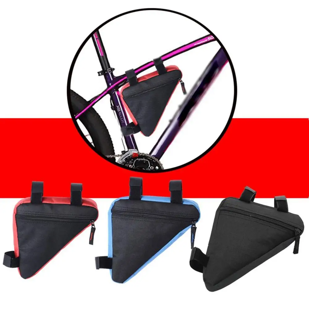 

Bicycle Accessories Bike Triangle Storage Bag Bicycle Front Tube Frame Phone Waterproof Bag Frame Saddle Bag For Mountain Bike