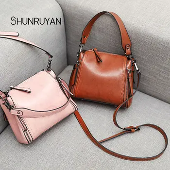 

SHUNRUYAN 2018 Women Bag New Fashion Vintage Zipper Casual Mini Small Flap Bag Shoulder Bag Crossbody Ladies Bag