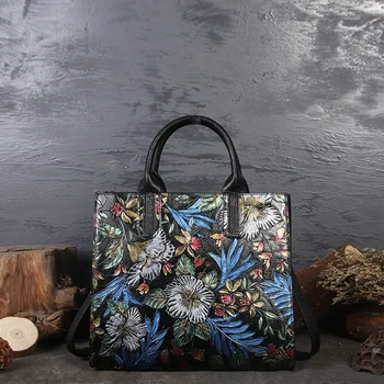 

Women's stiletto bag vintage leather women's bag new fashion tote bag women's single shoulder handbag