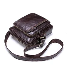 Мужская маленькая сумка через плечо для ноутбука из натуральной кожи сумки-мессенджеры для 9," Ipad мини сумка на плечо для молнии мужская деловая сумка