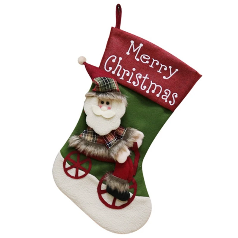 

Christmas Socks Christmas Gift Bag Child Candy Bag Gift Mini Sock Christmas Tree Fireplace Decoration
