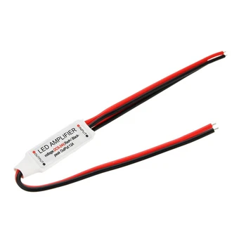 

CLAITE Mini 12A LED Amplifier Controller Power Accessories For Single Color Strip Light Module DC5-24V Power Repeater Console