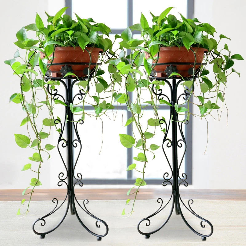 Одиночный Тип Посадки Железный Искусство Европейский стиль indoorshelts хлорофитум Botany рама Горшечное растение рама