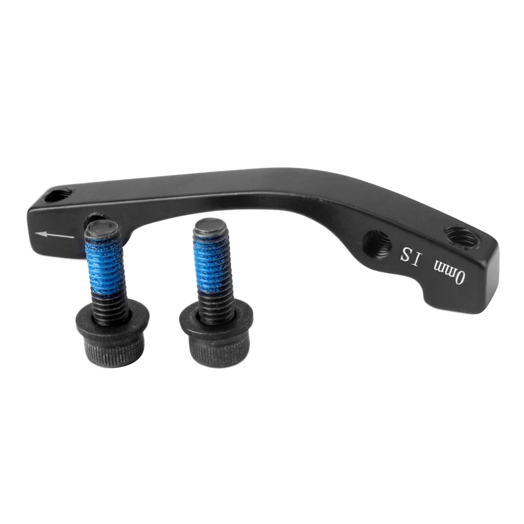 Aluminum Disc Brake Caliper Mount Adapter - Front - Fork 160mm Frame 140mm ( With Mounting Bolts)