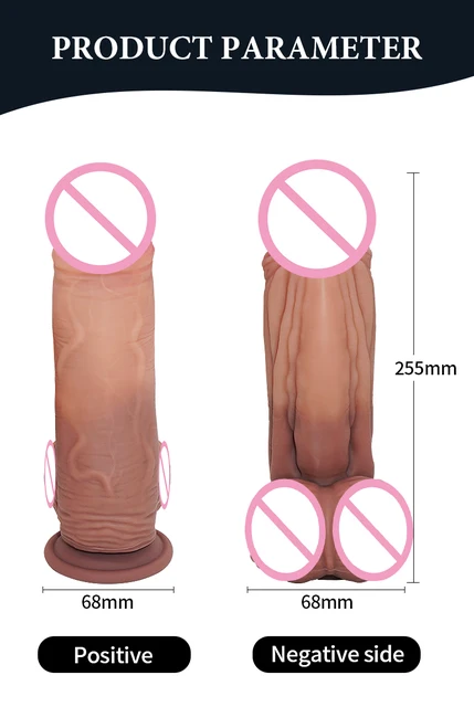 Realistic Huge Dildo Soft Silicone Suction Cup Simulation Skin Big Penis For Woman Lesbian Female Masturbation