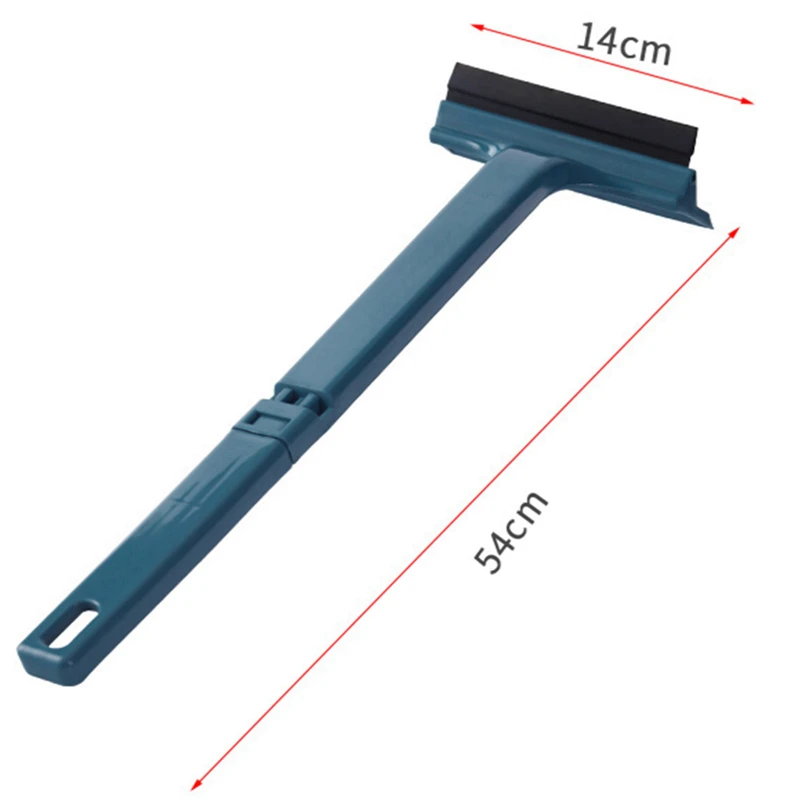 Multifunctional Adjustable Car Ice Scraper 2 In 1 Retractable Telescopic Ice Remover Winter Auto Windshield Snow Shovel