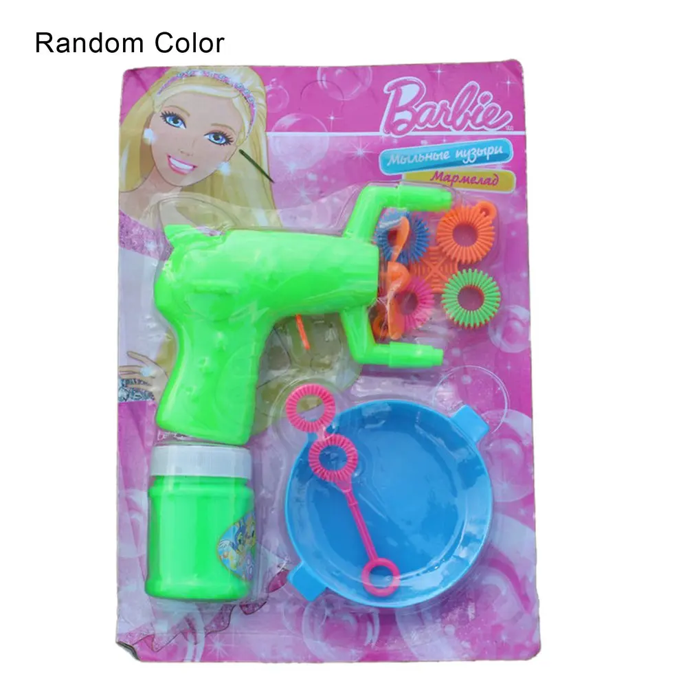 

portable Electric Soap Bubble Gun power Automatic Bubble Water blowing machine kids holiday water gun toy