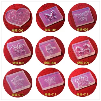 

3D Carving Silicone Mold Nail Stamping Camellia/Shell/Bow Tie/Star Pattern DIY UV Gel Acrylic Crystal Nails Template 12 Style