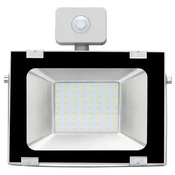 

Ultra-thin LED Flood Light with Induction High Brightness for Warehouse Garage Factory Workshops Lights Tools