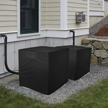 Водонепроницаемый чехол для кондиционера, ткань Оксфорд для улицы, зимний чехол для кондиционера, аксессуары для внешних устройств