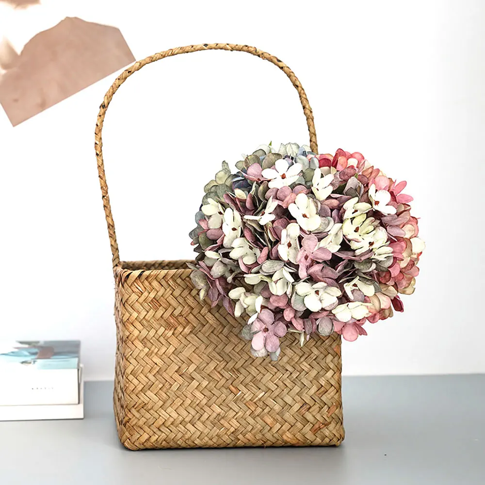 

Artificial Flower Wedding Decoration Brazil Hydrangea Series Silk Flower Silk Texture Fake Flower Bouquet Nordic High-grade Home