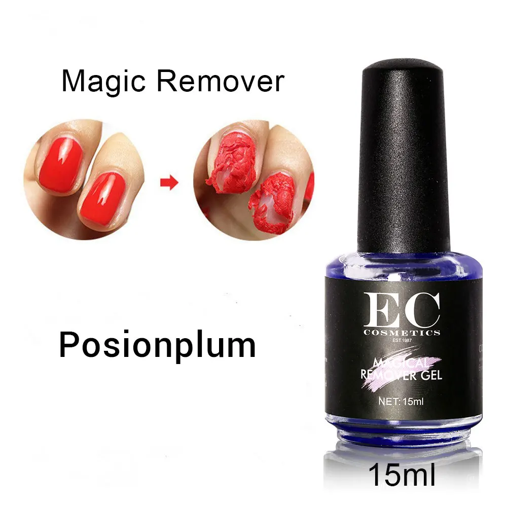 Glike 15 мл Burst Magic Remove УФ-гель для ногтей Magic Remover Soak off праймер для ногтей чистый обезжириватель для лака для ногтей - Цвет: Posionplum-purple