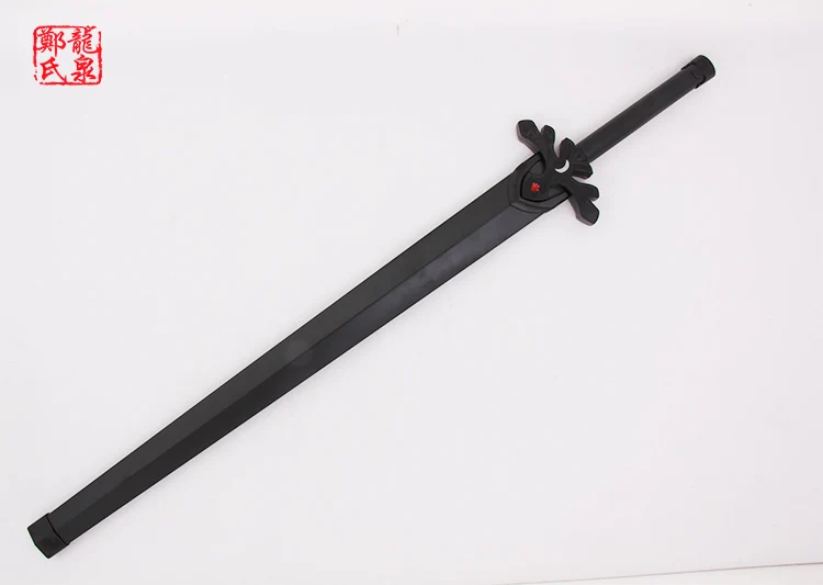 Углеродистая сталь Балде японская катана настоящая для SAO Sword Art Online Krito's Elucidator Sword кожаная оболочка без острых реквизит для косплея