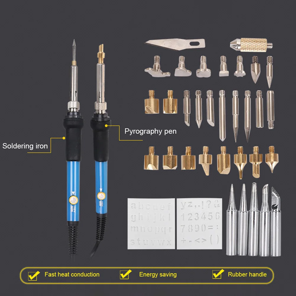 Internal Heat Stencil Welding Tips 26 Letters Soldering Iron Head Set  Pyrography Marking Wood Burning Pen Tips Kit - AliExpress