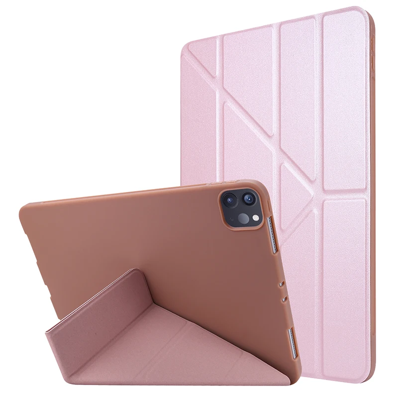 Тонкий умный чехол для iPad Mini 4 из искусственной кожи трехслойная подставка Авто