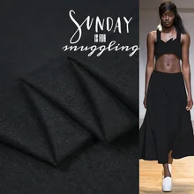 Весна Зима Новинка 92 см ширина 32 Momme шелк эластичная брендовая ткань для женского платья черная ткань Сделай Сам шитье Sae горячая распродажа