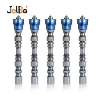 

Jelbo 65MM Ring Blue Cross Magnetic Ring Single Head Electric Screwdriver Bit S2 Steel Screw Driver Set