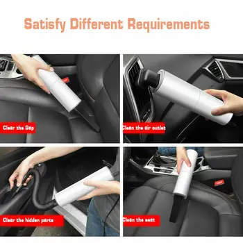 

7000PA Car Vacuum Cleaner 120W Handheld With nozzle ABS Dry wet amphibious