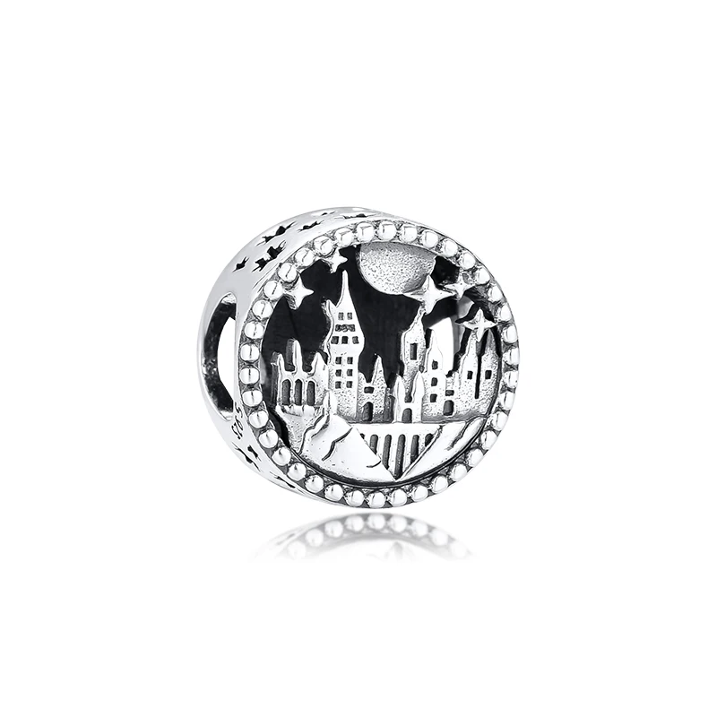 

CKK Fits Pandora Bracelet Magic School of Witchcraft and Wizardry Charm Jewelry Making Charms Silver 925 Original Bead