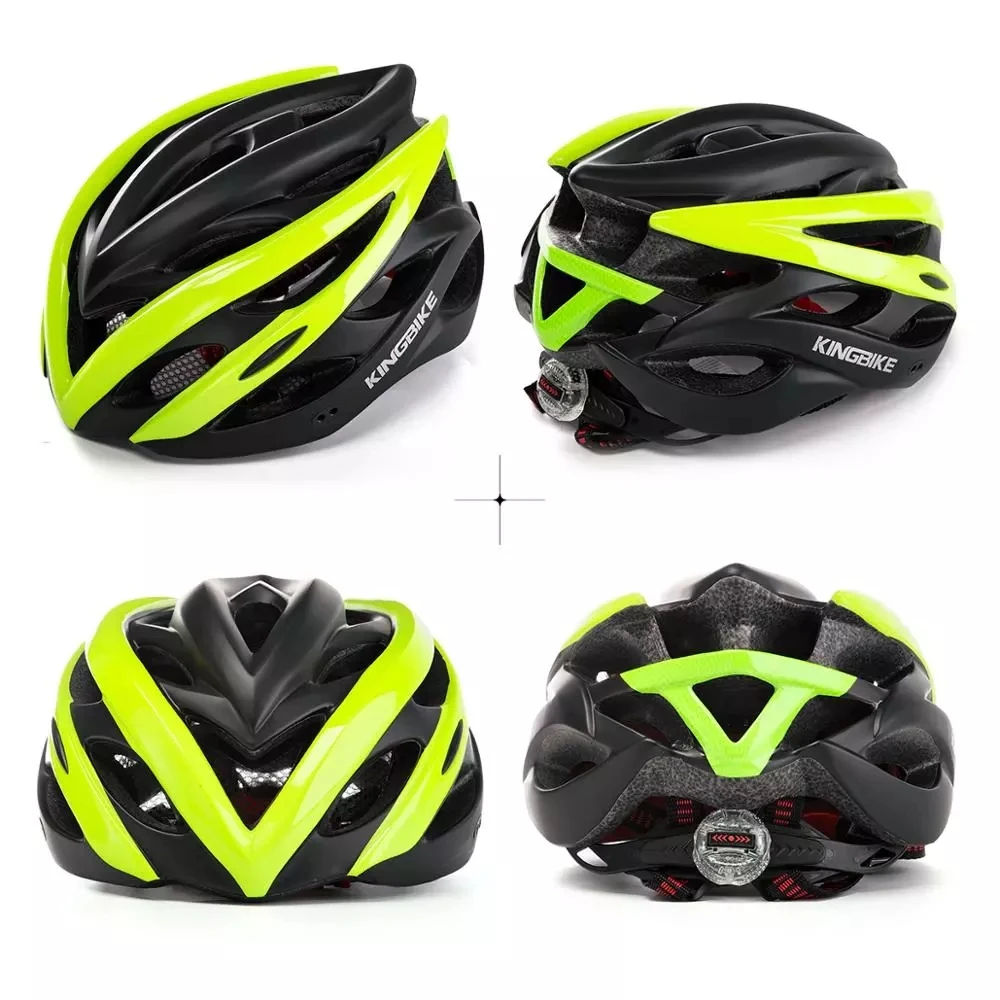 KINGBIKE Bicycle Cycling Helmets MTB Cycling Helmet Ultralight In-mold With Visor Titanium Breathable Road Mountain Bike Helmet