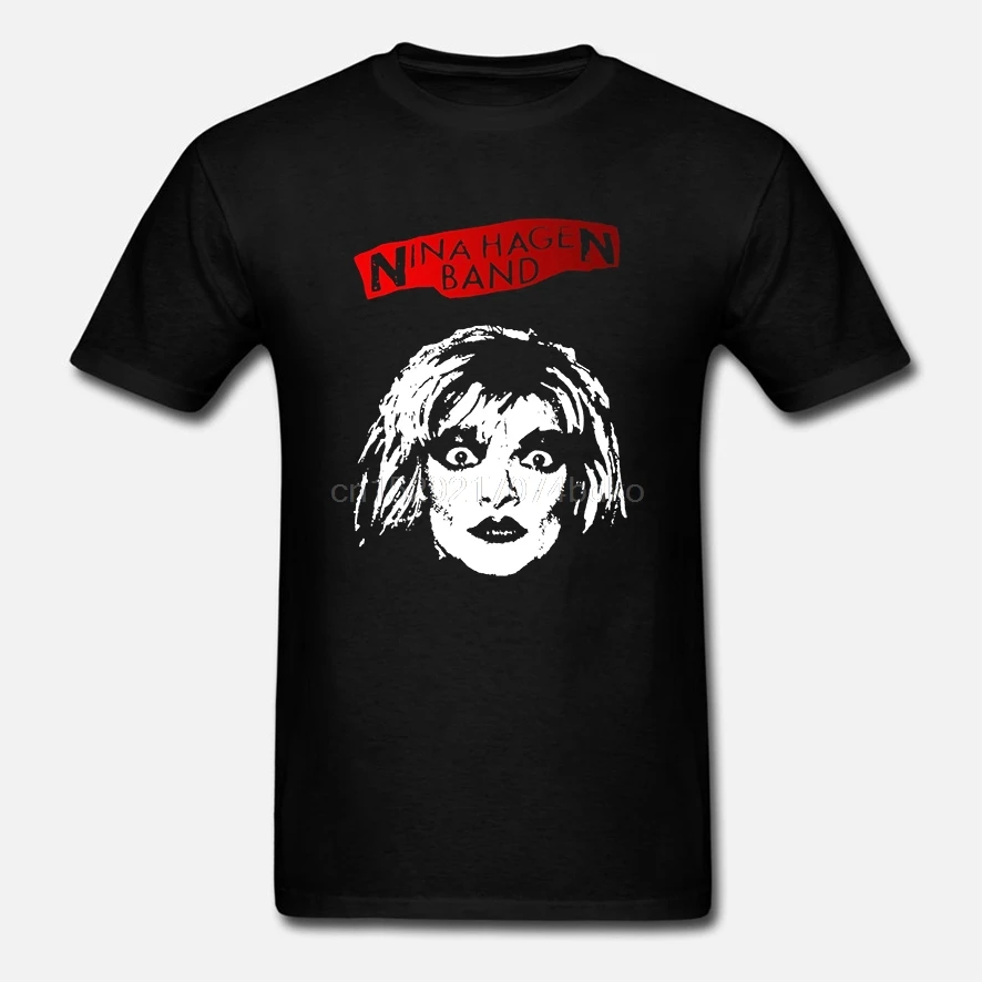 NINA hgen unbehgen панк логотип Футболка 1979 siouxsie x-ray spex винил 2019 Летняя мужская футболка