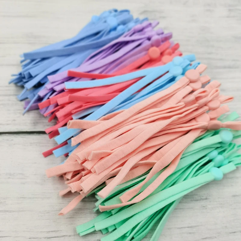 50/100PCS Sewing Elastic Band Cord Adjustable Buckle DIY Earloop Lanyard Rope 50/100PCS Sewing Elastic Band Cord Adjustable Buckle DIY Earloop Lanyard Rope