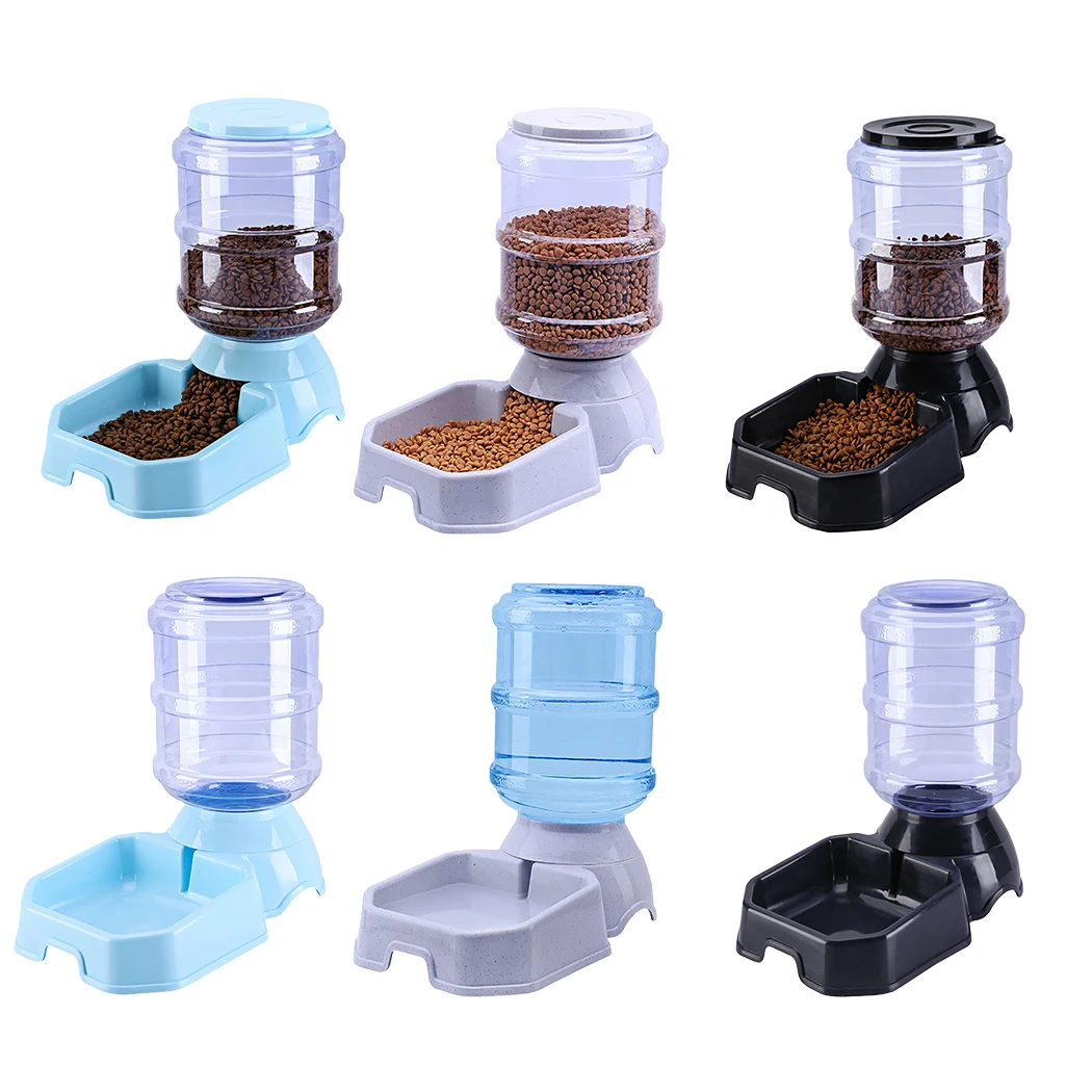 Adjustable Pet Water Feeder Non-Slip Automatic Cat Dog Water Food Feeder Pet Waterer For Cats Pet Feeding Supplies New Arrive