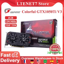

Colorful Graphics Card iGame GeForce GTX 1050Ti 4G V3 14nm 1290-1392MHz GDDR5 Video Card Computer Gaming Graphics Card Brand New