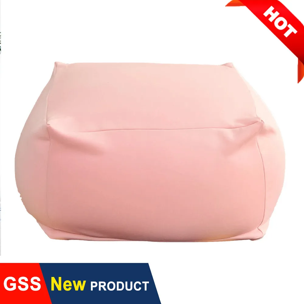 Big Square Bean Bag Chair Without Filling Comfy Ottoman Pouf Couch Adults Kids Lazy Sofa Beanbag Recliner Footstool