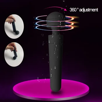 Leistungsstarke Zauberstab AV Vibrator Sex Spielzeug Klitoris Stimulator Silikon G Punkt Vibrierender Dildo  1