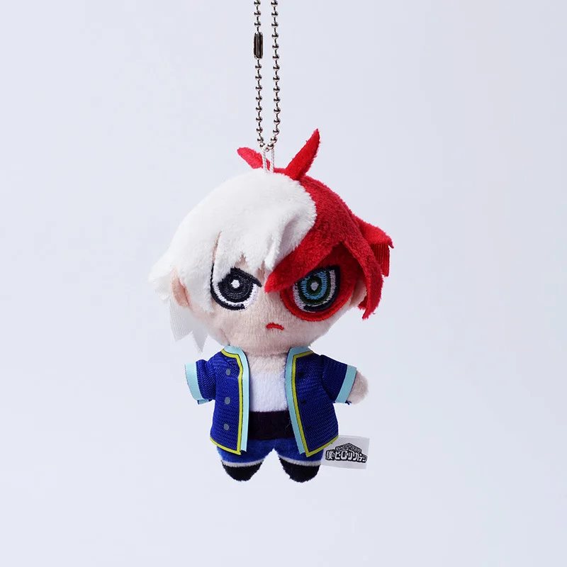 Shouto Todoroki Аниме Мой герой Academy плюшевый брелок Подвеска игрушка 10 см мягкие куклы подарок - Цвет: Shouto Todoroki