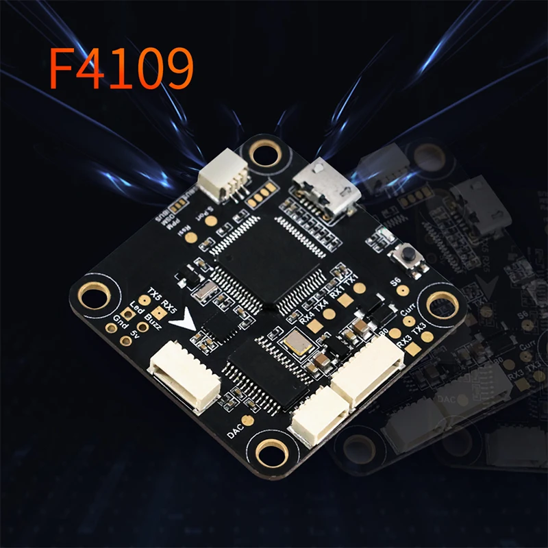 Контроллер полета TCMMRC F4 F4109 Квадрокоптер fpv контроллер дрона AIO OSD BEC Поддержка
