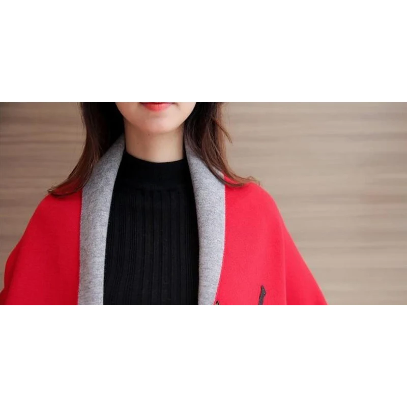 TWOTWINSTYLE Embroidery Floral Tassel Trench Coats