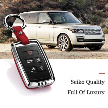 

Fits Perfect Car key case Set For Land Rover Evoque Velar Discovery 5/Jaguar E-Pace 2018 2019 Remote Auto Decor Accessories