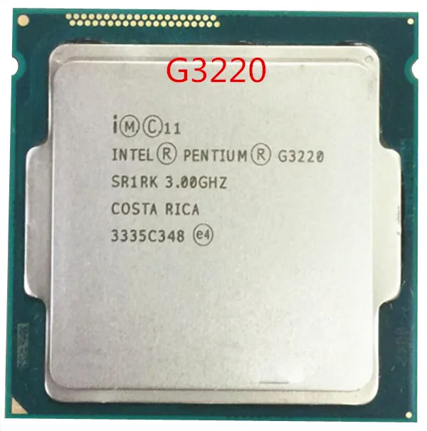 Для Intel Pentium G3220 Haswell LGA 1150 двухъядерный 3,0 ГГц Кэш L3 3M HD графика настольный процессор