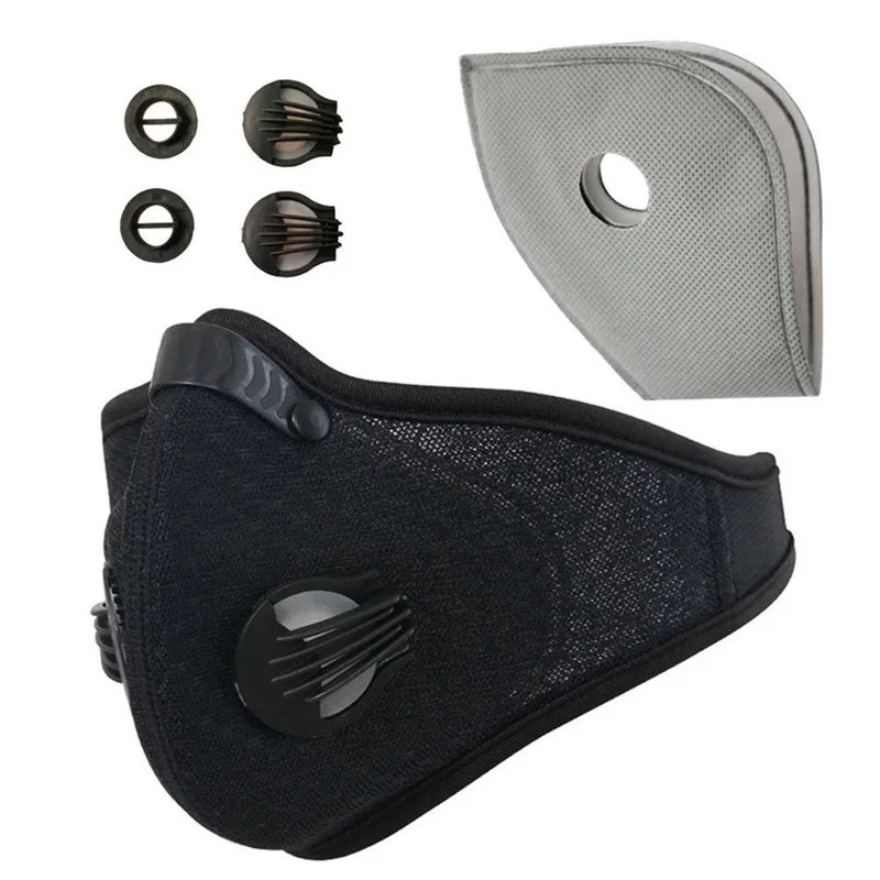 Sport Face Mask Activated Carbon Filter PM 2.5 Anti-Pollution Running Training Cycling face mask