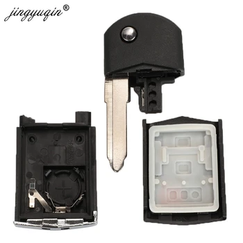 Keyforkess 10 pz/lotto 3/4 Bottoni di Vibrazione Pieghevole Chiave A Distanza Borsette Auto Caso Della Copertura Fob Per Mazda 3 5 6 CX5 CX7 CX9 RX8 - Jingyuqin 10 pz lotto 3 4 Bottoni di Vibrazione Pieghevole Chiave A Distanza Borsette Auto