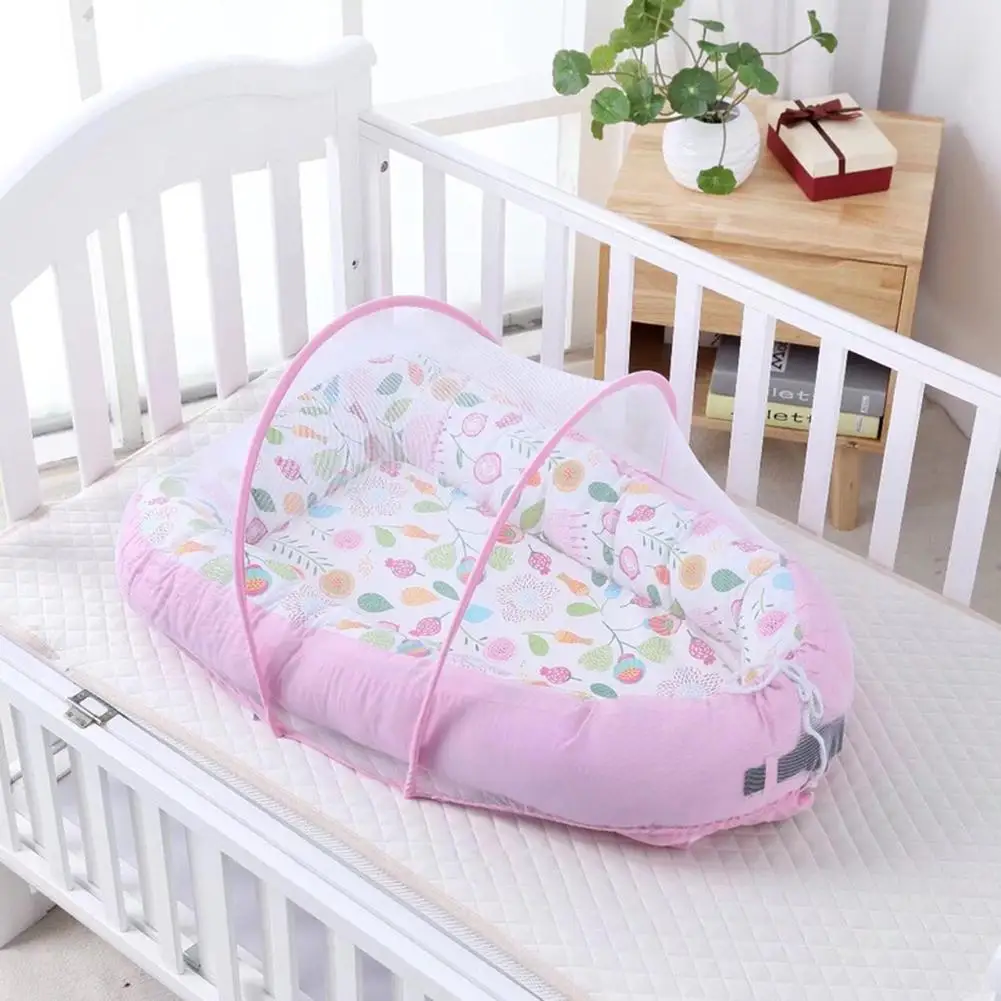 От 0 до 3 лет детская люлька кровать лежак дышащий гипоаллергенный хлопок портативная кроватка для спальни путешествия детское гнездо