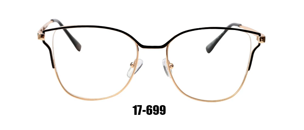 SOOLALA металлические солнцезащитные очки "кошачий глаз", очки для чтения, Для женщин сплава очки для компьютера дальнозоркость для чтения очки с чехлом+ 0,5 0,75 до 4,5 5,0