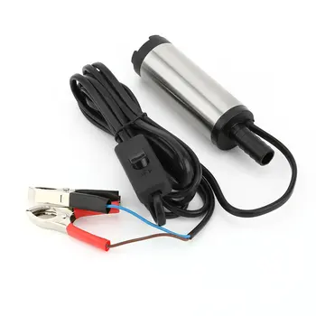 

New 12V/24V 38mm Electric Fuel Transfer Pump Water Oil Transfer Refueling Submersible Pump For Diesel Water Pump Car Motorbike