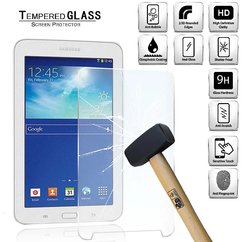 

Tablet Tempered Glass Screen Protector Cover for Samsung Galaxy Tab 3 V 7.0 T116 Tablet Anti-Fingerprint Tempered Film
