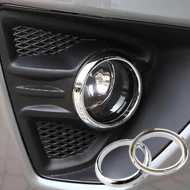Для Ford Focus 2 Mk2 седан хэтчбек хромированный передний противотуманный светильник накладка Бампер протектор украшение автомобиля Стайлинг