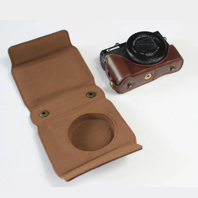 Защитная сумка для камеры Canon Powershot G7X III G7X Mark 3 из искусственной кожи