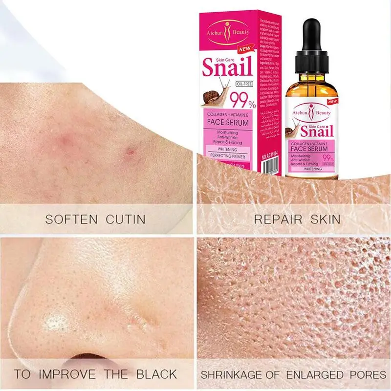 Aloe Vera Gel Face Serum Vitamin C Hyaluronic Acid Snail Serum Moisturizing Skin Care Whitening Anti Wrinkle Cream 30ml Aloe Vera Gel Face Serum Vitamin C Hyaluronic Acid Snail Serum Moisturizing Skin Care Whitening Anti Wrinkle Cream 30ml