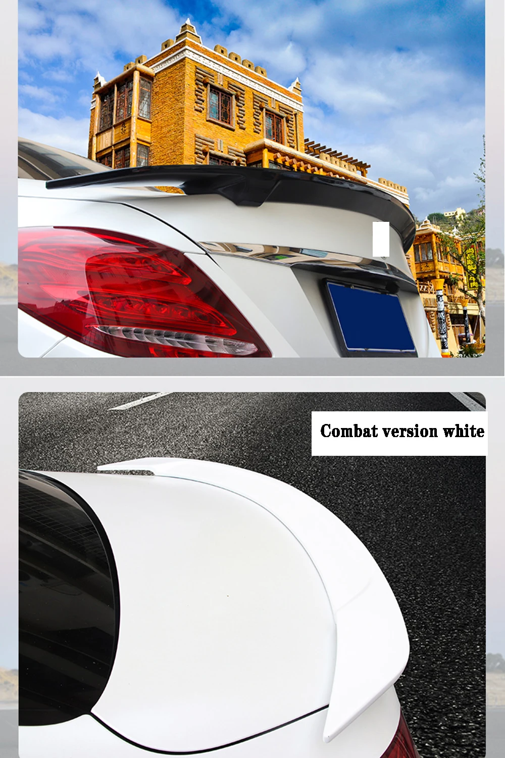 Для Mercedes-Benz 19 новые c-класс C260L украшения C180L/C200L модифицированные наклейки из углеродного волокна AMG аксессуары W205 заднее крыло