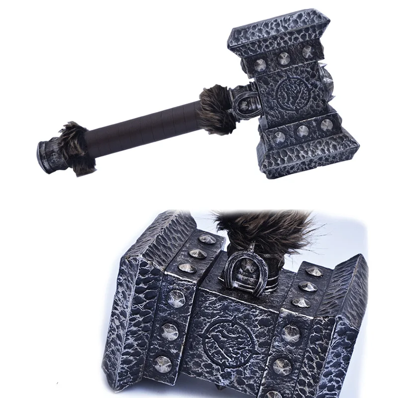 WOW Thrall Doomhammer смола/металл 56 см 1:1 реквизит для игры модель игрушки для взрослых подарок